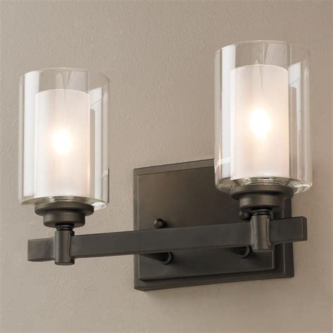 Contemporary Cylinder Vanity Light 2 Light With Images Vanity