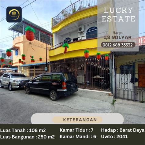 Dijual Rumah Lantai Di Lucky Estate