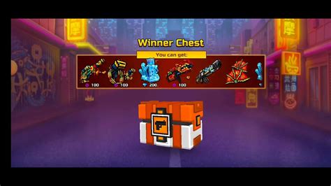 200 Gems For 2 Winners Chests On My Kizer Character Pixel Gun 3d Pg3d Youtube