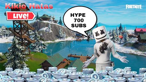 Fortnite CZ 265 Kikio Hatas Live HYPE 700 SUBS Pod Si Zahrat