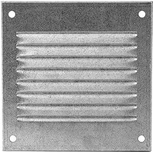 100x100mm 4x4 Inch Galvanised Steel Ventilation Grille With Flyscreen