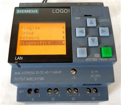 Ethernet Siemens Logo 8 Plc With Display Mlfb 6ed1052 1fb08 0ba0 At Rs