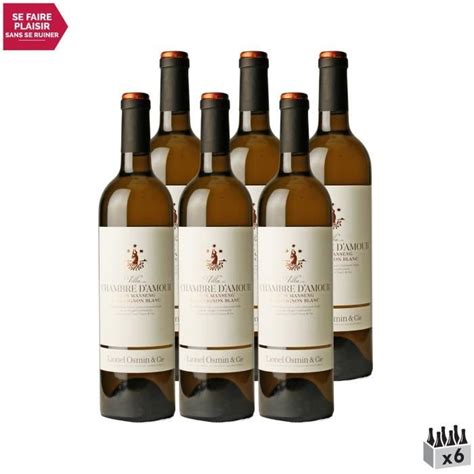 Villa Chambre D Amour Blanc 2021 Lot De 6x75cl Lionel Osmin Cie