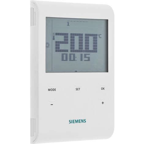 Thermostat Digital Tactile RDE100 SIEMENS