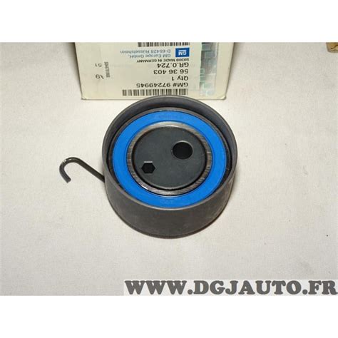 Galet Tendeur De Courroie Distribution 97249945 Pour Opel Astra G H J