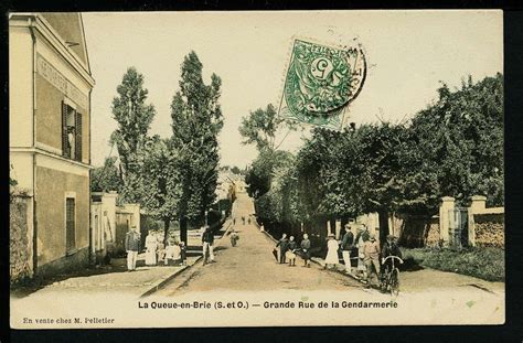 Laqueue En Brie Grande Rue De La Gendarmerie Carte Postale