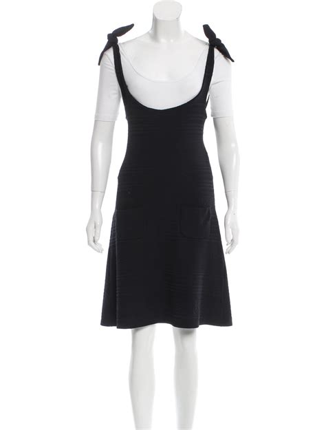 Chanel Sleeveless Patterned Dress - Clothing - CHA139770 | The RealReal