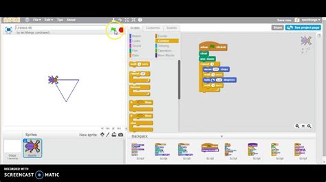 Coding An Equilateral Triangle In Scratch Computational Style Youtube