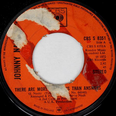 Torn Record Label Johnny Nash There Are More Questions T… Flickr