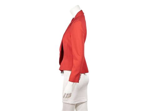 Alexander Mcqueen Red Peplum Blazer For Sale At 1stdibs Red Peplum Coat