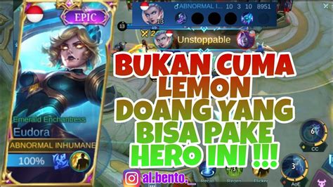 Eudora Kang Setrum Game Play Mobile Legends Youtube