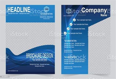 Detail Vector Background Brosur Koleksi Nomer