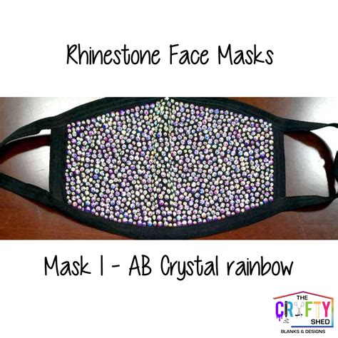 Rhinestone Face Masks The Crafty Shed