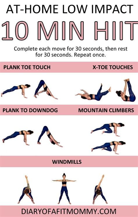 Low Impact Hiit Workout For Beginners - WorkoutWalls