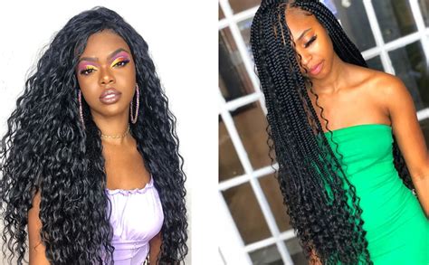 Amazon Silike Synthetic 32 Inch Crochet Hair Curly Deep Wave