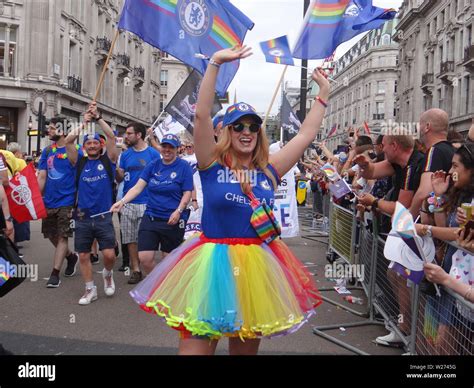 Pride Parade in London celebrates its 50th anniversary, London, UK ...