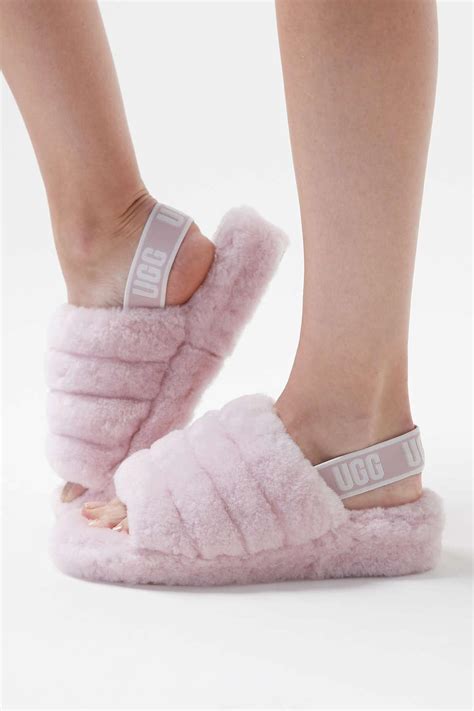 Ugg Fluff Yeah Slide Sandal In Pink Lyst