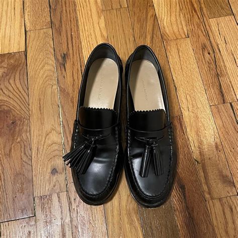 Banana Republic Women S Black Loafers Depop