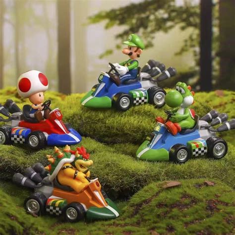 Mô Hình Đồ Chơi Nhân Vật Super Mario Bros Luigi Yoshi Bowser Koopa Toad