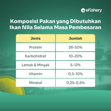 Jenis Pakan Ikan Nila Agar Cepat Besar Untung Melimpah