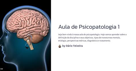 Psicopatologia O Que é - 8