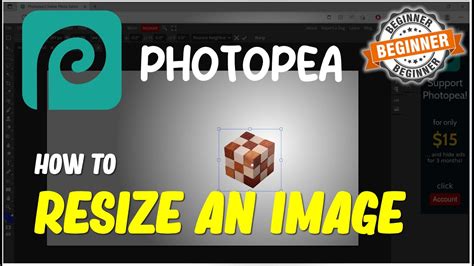 Photopea How To Resize An Image YouTube