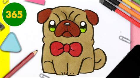 Comment Dessiner Un Chien Pug Kawaii Comment Dessiner Un Chiot Tr S