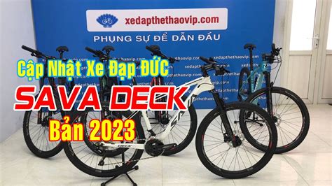 MTB SAVA DECK bản 2023 xe đạp ĐỨC Carbon cao cấp Phuộc hơi Phanh dầu