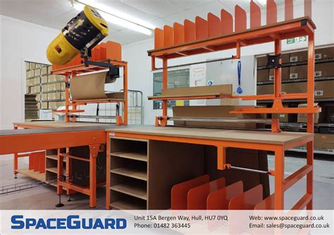 Conveyor Belt System And Packing Benches Recent Project Spaceguard