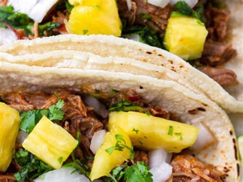 Slow Cooker Tacos Al Pastor Recipe Samsung Food