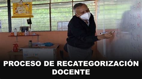 Proceso de Recategorización docente Mi País EC