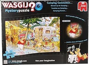 Jumbo Puzzle Wasgij Mistery Caos In Campeggio Pezzi