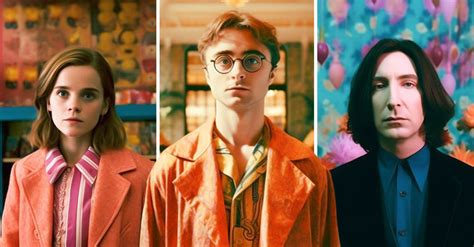 Personajes De Harry Potter En Una Pel Cula De Wes Anderson