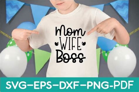 Mom Wife Boss Svg Graphic By Digital Svg Design Stor · Creative Fabrica