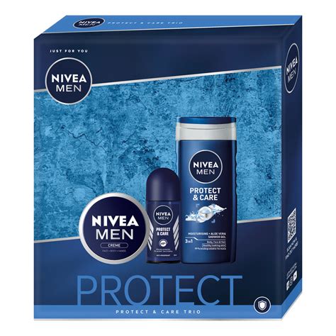 Nivea Men Protect And Care Zestaw Krem Uniwersalny 75ml żel Pod Prysznic 250ml