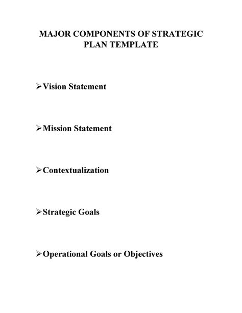 32 Great Strategic Plan Templates To Grow Your Business