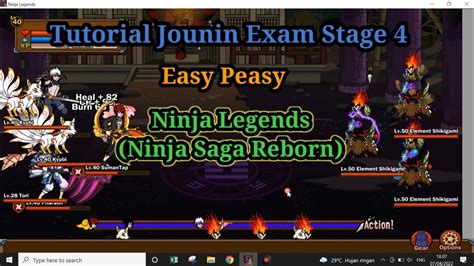 Tutorial Menang Ujian Jounin Stage Vs Element Shikigami Ninja