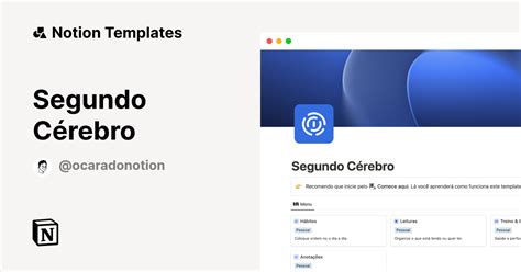 Segundo Cérebro Notion Template