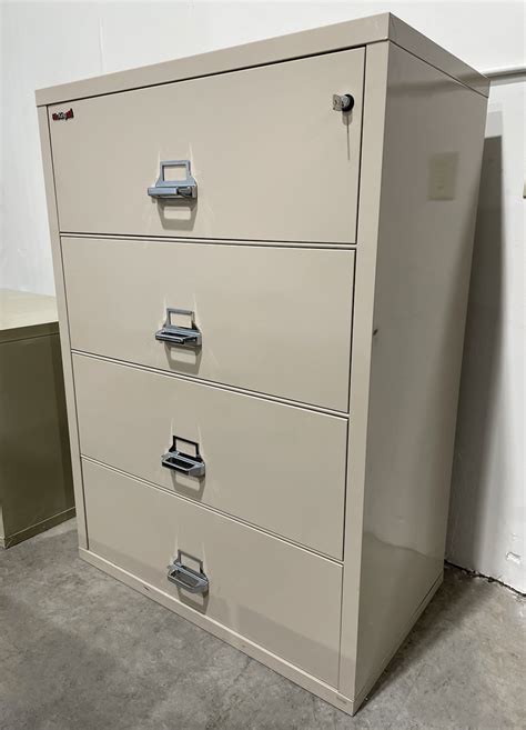 Fireking Fireproof 4 Drawer Lateral Filing Cabinet By Fireking