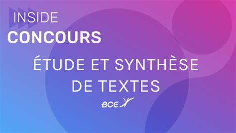 Synth Se De Textes Escp Sujet Major Pr Pa