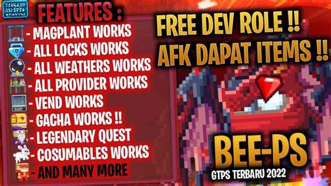 New Private Server BEE PS Afk GET BGLDAILY ON 150 Best Gtps