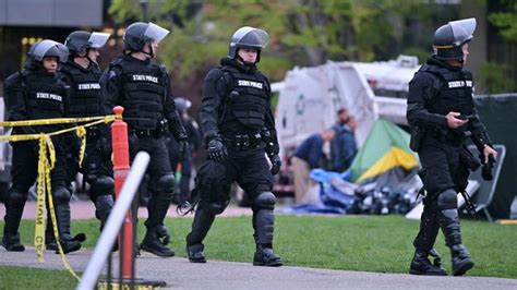 Police Clearing Anti Israel Encampments At Mit Upenn As Protests Continue Around Us Live