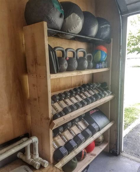 Amazing Diy Dumbbell Racks For Home Gyms Artofit