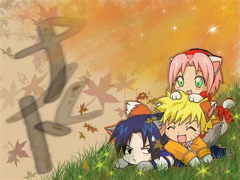 Free Download Hd Wallpaper 7 Cute Cute Team 7 Anime Naruto Hd Art Wallpaper Flare