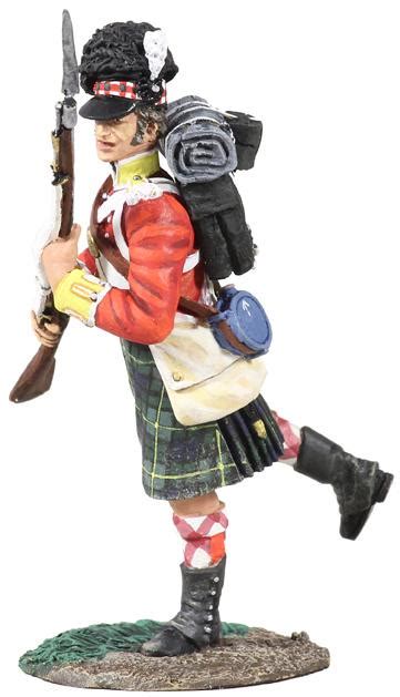 British 92nd Gordon Highlander Charging No1 Single Figure Retired