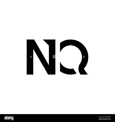 Initial Letter Nq Logo Design Vector Template Creative Abstract Nq