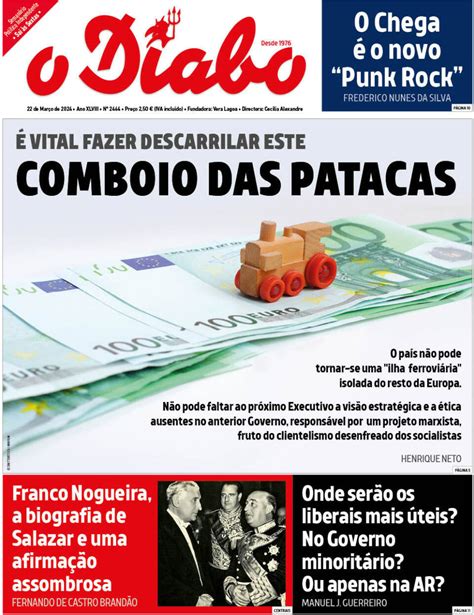 Capa Jornal O Diabo Mar O Capasjornais Pt