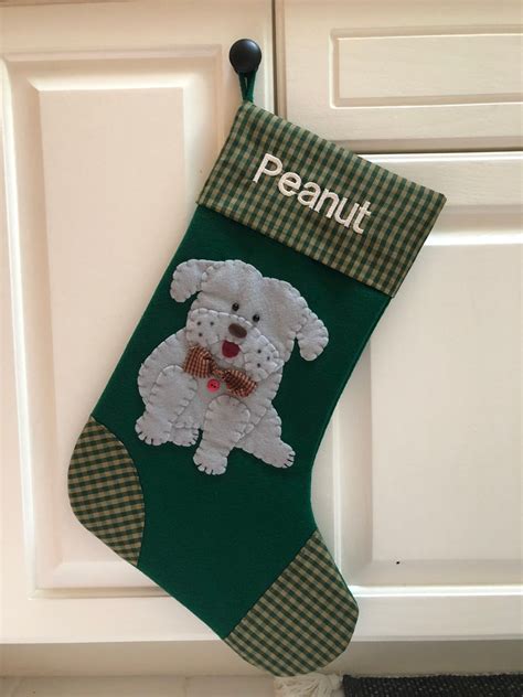 Bulldog Stocking Bulldog Christmas Stocking Dog Stocking - Etsy