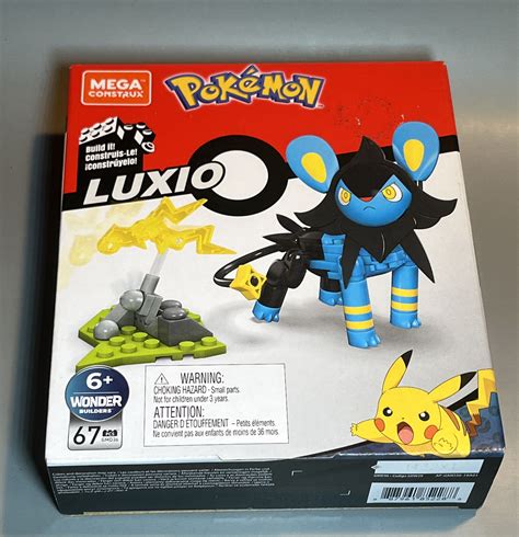 Mavin Mega Construx Pokemon Luxio Construction Set Pieces Rare New