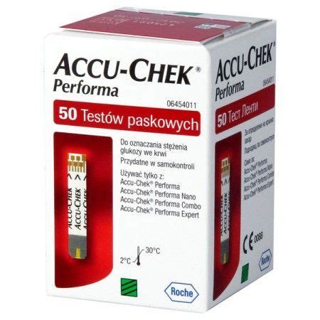 Accu Chek Performa Glucose Paski Do Glukometru Sztuk Cukier